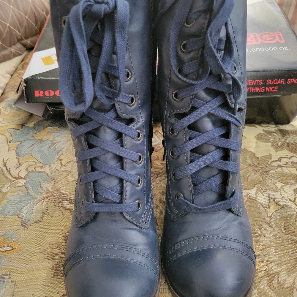 Lace up boots by Rock & Candy by ZiGi
